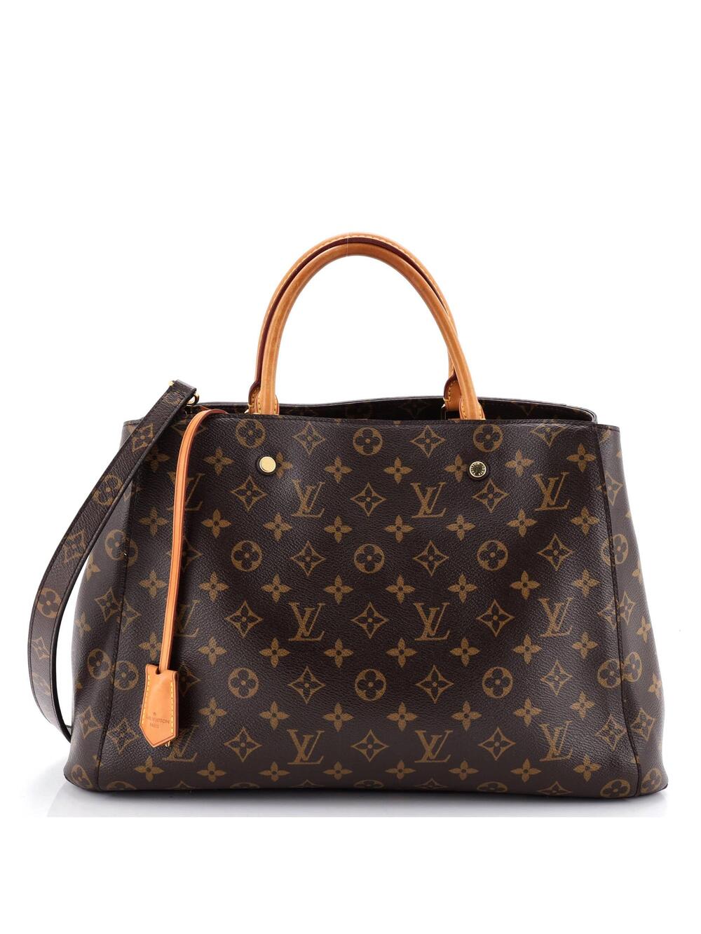 Louis Vuitton Montaigne Handbag Canvas #252595L22B